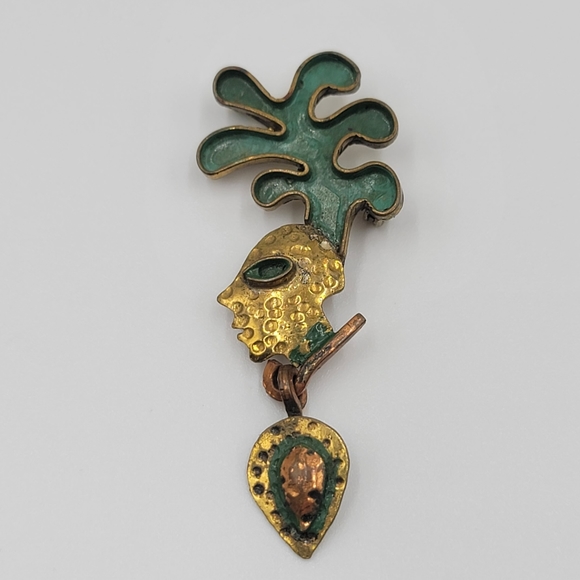 Vtg Mexican brooch - Picture 1 of 5